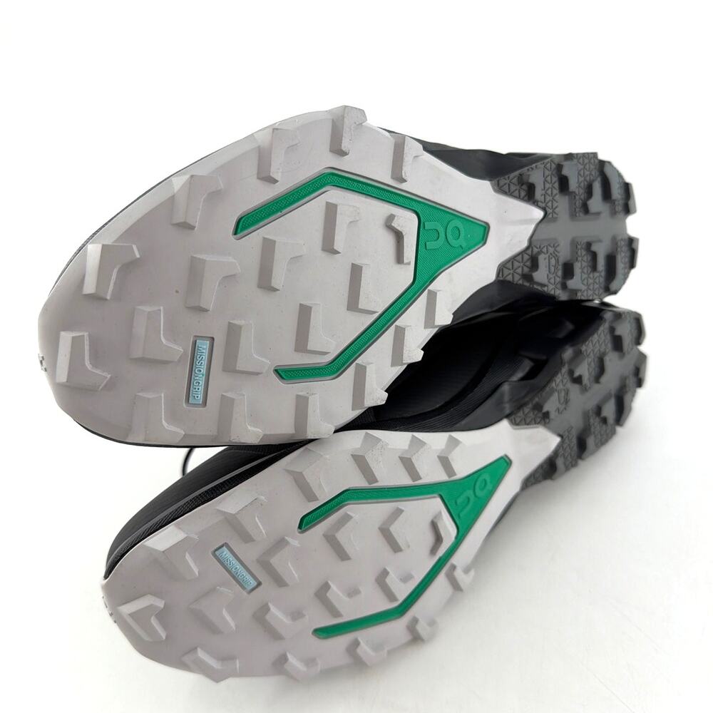 ON Women's Black Glacier Cloudventure Peak 3 Running Shoes Size 7 - Picture 10 of 14